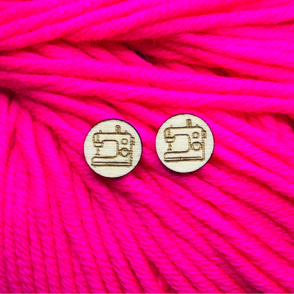 Sewing Machine Earrings